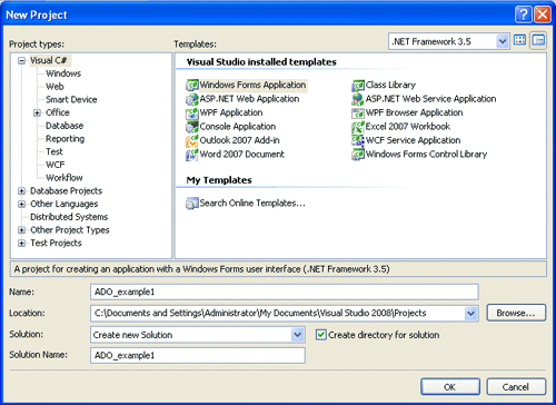 ADO.NET using C#