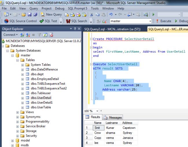 sql studio see all datbases i have access to