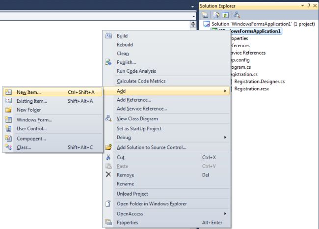 WCF Service to Connect Between Windows Forms Application and SQL Database