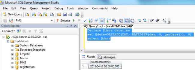 Working With Date And Time In SQL Server And C 