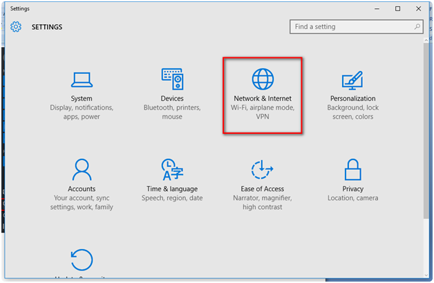 Internet properties где находится в windows 10