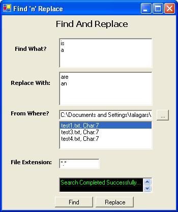 File replace c