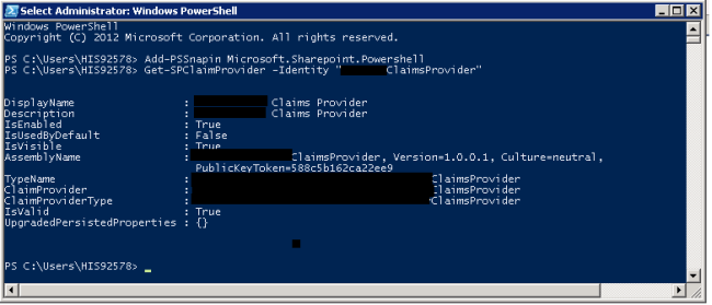 Activate Custom Claims Provider In SharePoint 2013 Using Windows PowerShell