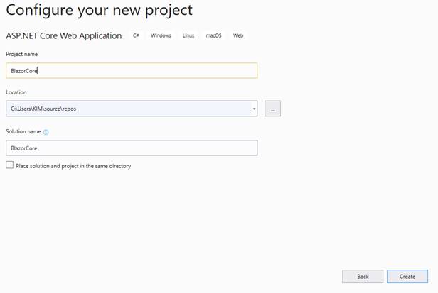 ASP.NET Core Blazor simple game development using .Net core 3.0 preview,Web API and Visual Studio 2019