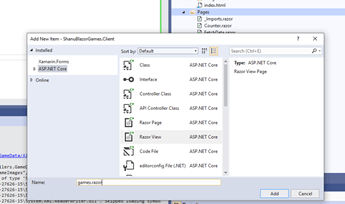 ASP.NET Core Blazor simple game development using .Net core 3.0 preview,Web API and Visual Studio 2019