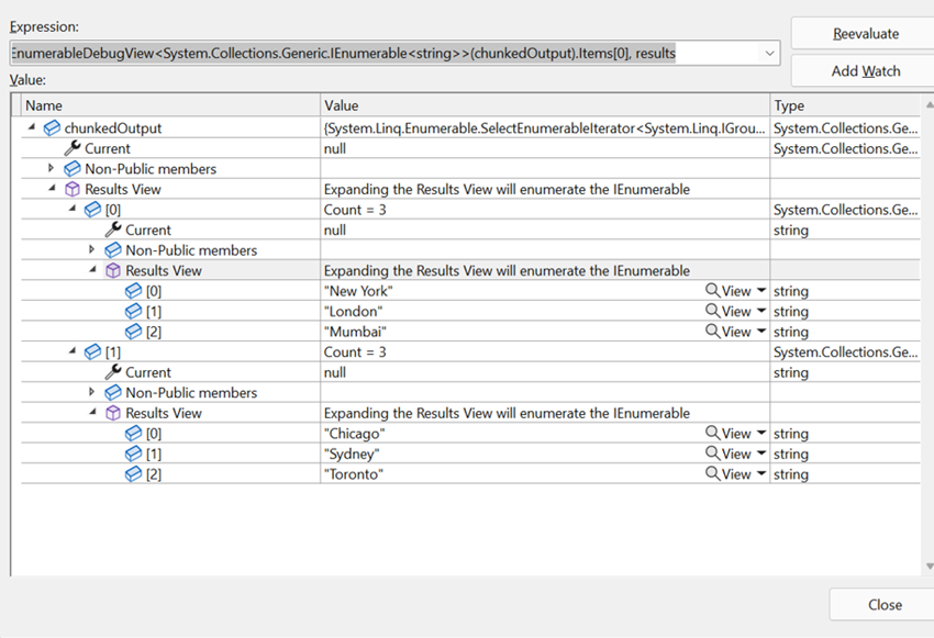 LINQ in C# .NET 