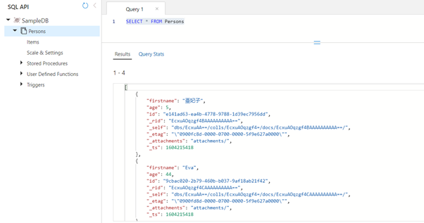 Azure CosmosDB Using SQL API