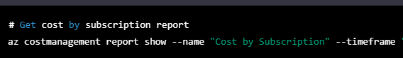 Azure Cost Management