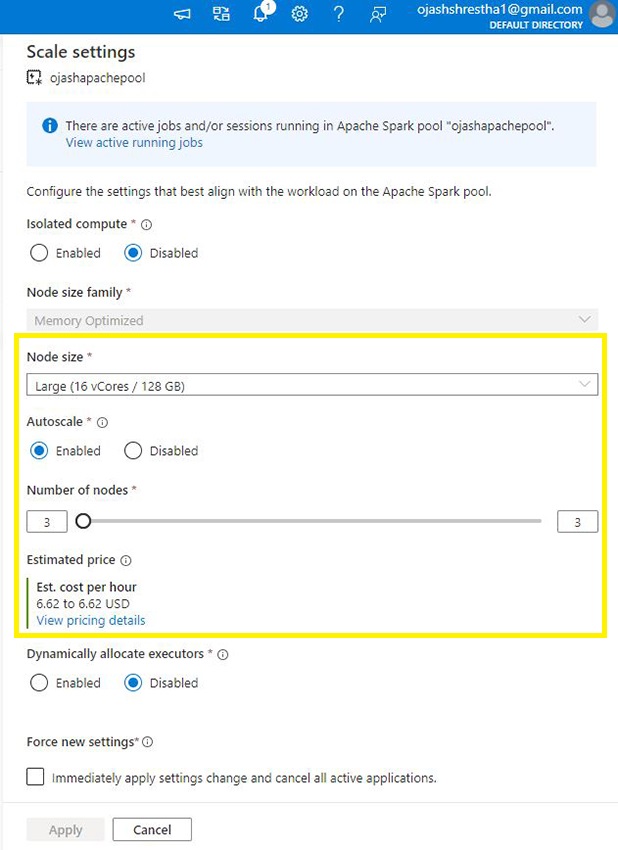 Azure Synapse Analytics - Create Apache Spark Pool