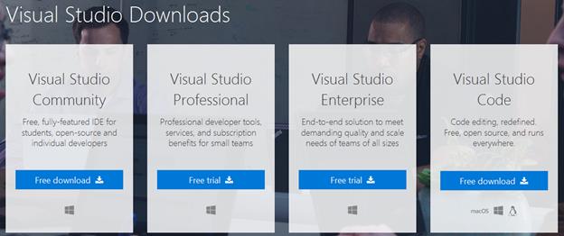 download visual studio professional and enterprise difference