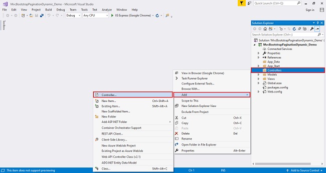 Bootstrap Pagination Dynamically In ASP.NET MVC