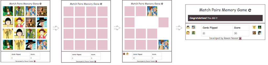 Building a Matching Pairs Memory Game Using Knockout JS
