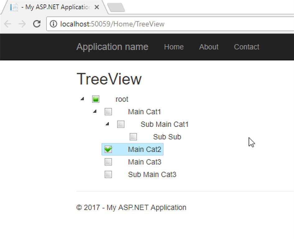 Treeview. TREEVIEW C#. Use Bootstrap in c# MVC. Nodes UI. TREENODE.