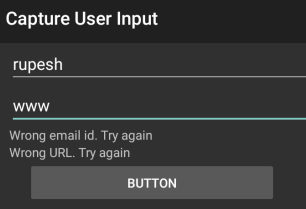 Capture User Input In Xamarin Android App And Validate It