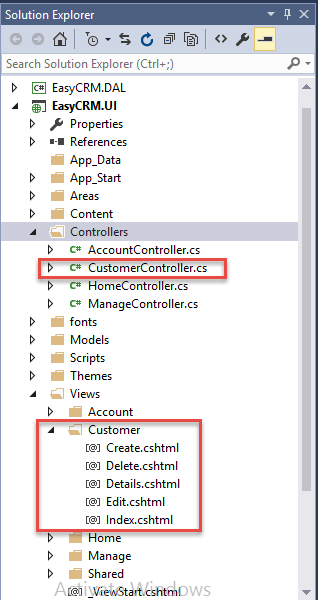 Code-First Approach In MVC 5