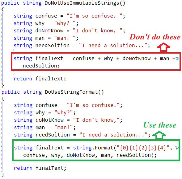 Code Improvement Techniques In C#