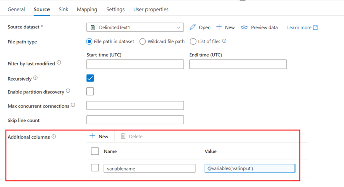 Configuring An ADF Pipeline Activity Output To File In ADLS