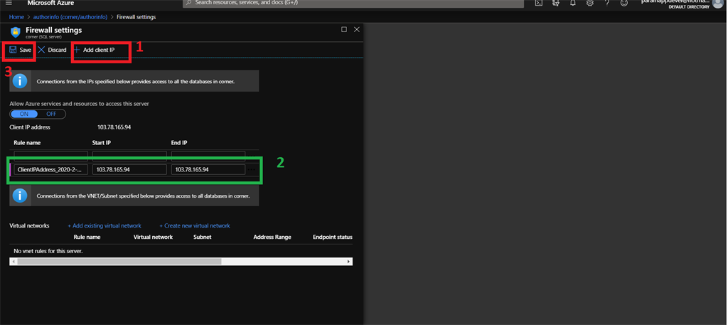 Connecting an Azure SQL Database with Visual Studio Code