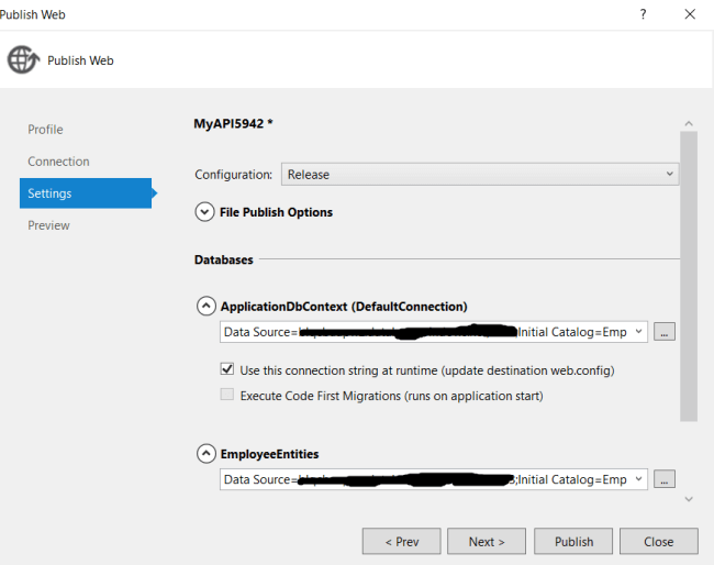 Create and Publish ASP.NET Web API in Azure