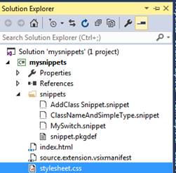 Create Custom Code Snippet In Visual Studio 2015: Part Two