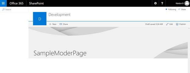 Create Modern Site Pages In SharePoint Online