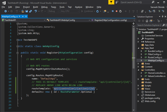 Create REST Web API And Add Multiple POST Methods In One Controller