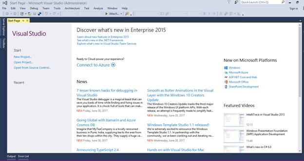 Create SharePoint Project And Deployment Steps Using Visual Studio 2015