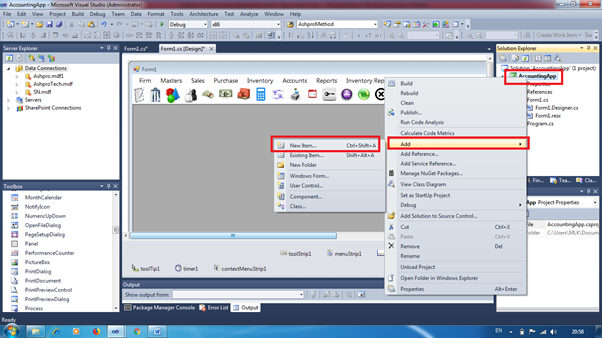 Creating Accounting Application With C# - Part Three