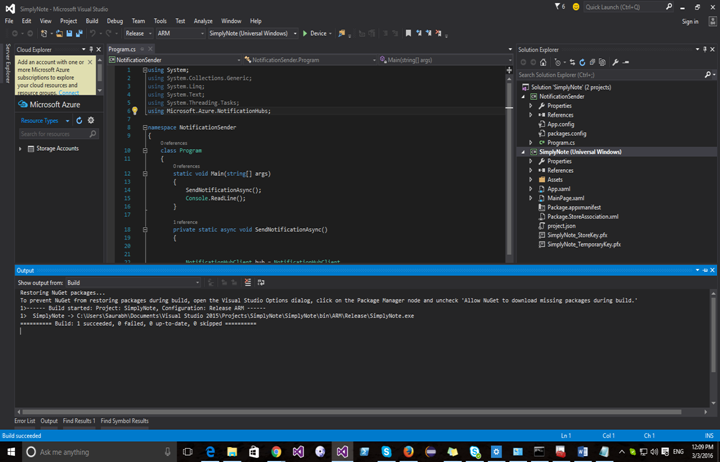 Creating An Appx Using Visual Studio