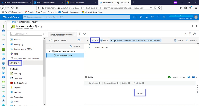 Creating An Azure Data Explorer Cluster And Database In Azure