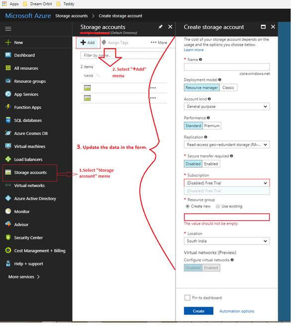 Microsoft Azure Storage