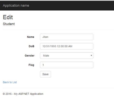 Creating MVC Applications Using Entity Framework Code First Approach