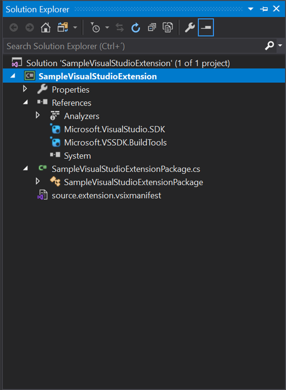 how to create a class in visual studio code 2019