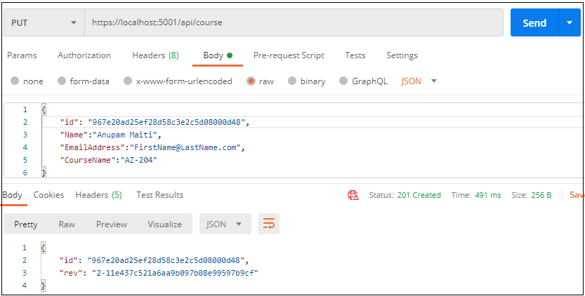 CRUD Operation To CouchDB Via Rest API In ASP.NET Core Application