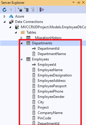 CRUD Using ASP.NET MVC 5 And Entity Framework