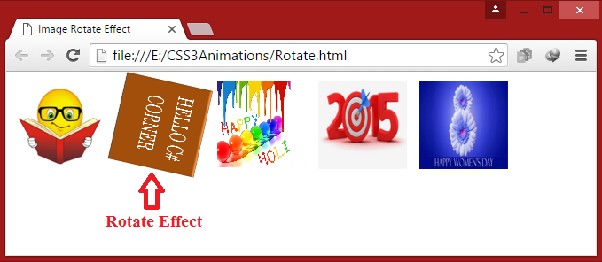 CSS3 Animation Using Transitions And 2D-Transforms