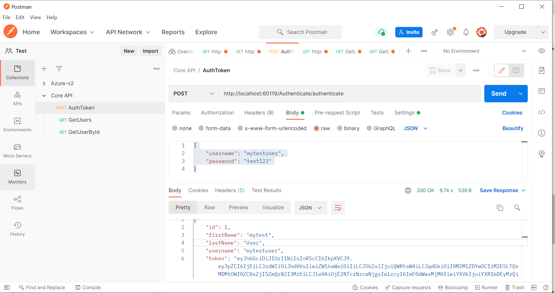 Custom JWT Token In ASP.NET Core Web API