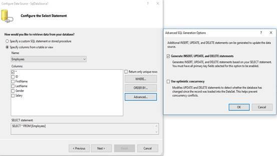 Data Binding And CRUD Operations In ASP.NET WebDataGrid