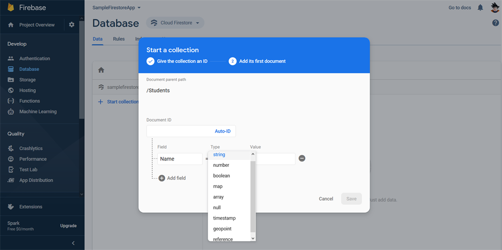 Introduction To Firestore In Firebase Cloud - Part One