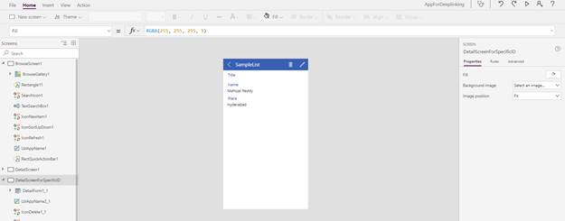 Deep Linking Into A Specific Screen On Mail Body In PowerApps