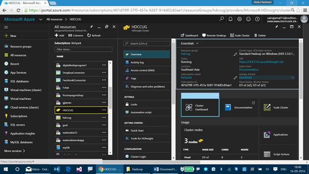 Deleting An HDInsight Cluster On Azure