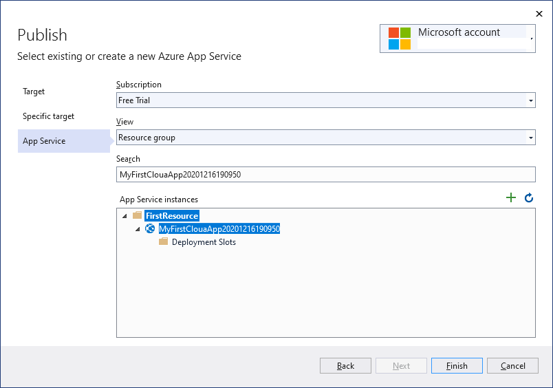 Deploy Web App In Microsoft Azure