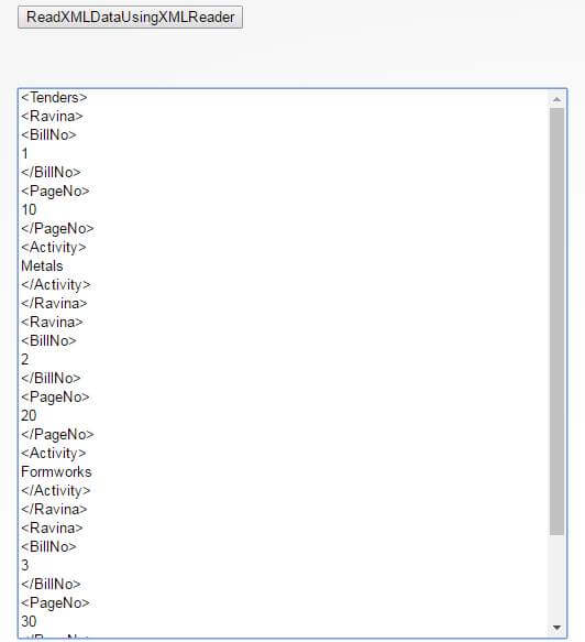 Different Ways Of Reading XML Files In ASP.NET C#