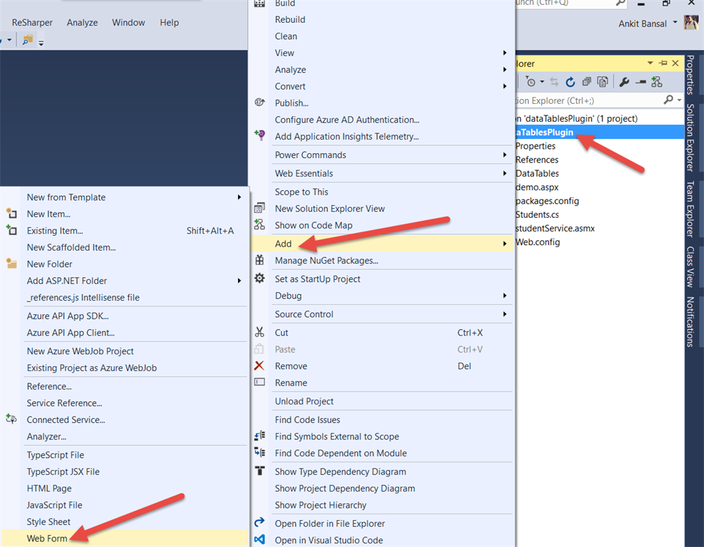 Display Data In ASP.NET Using jQuery DataTables Plugin