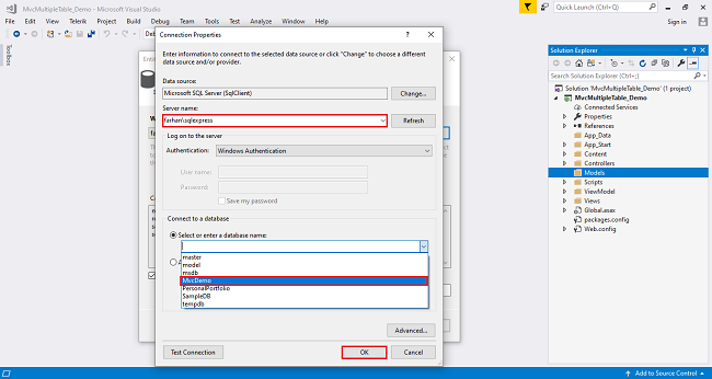 Display Multiple Tables In A Single View In Asp.net Mvc