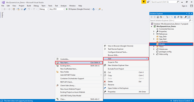 Dynamically Add Font Awesome Icon In ASP.NET MVC