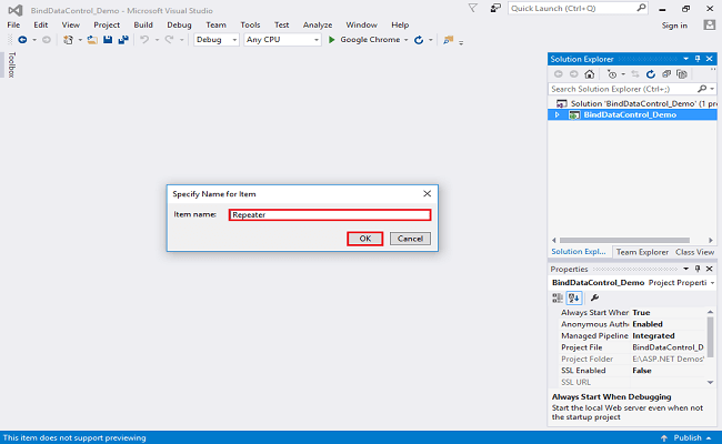 Dynamically Bind Repeater Control In ASP.NET From Database - Part Six