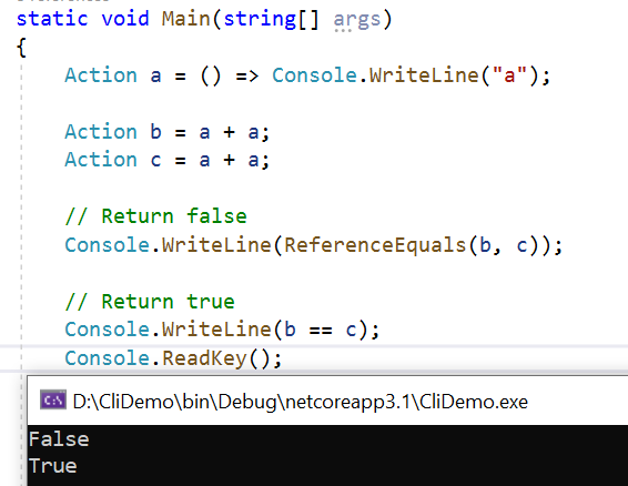 Equal, ==, And Reference Equal In C#