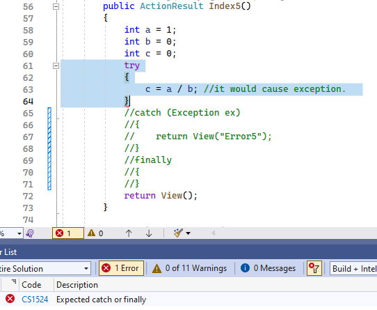 C# Lesson 9: Exception Handling, by Ynlay
