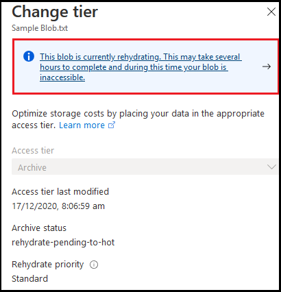 Exploring Azure Blob Storage Tiers